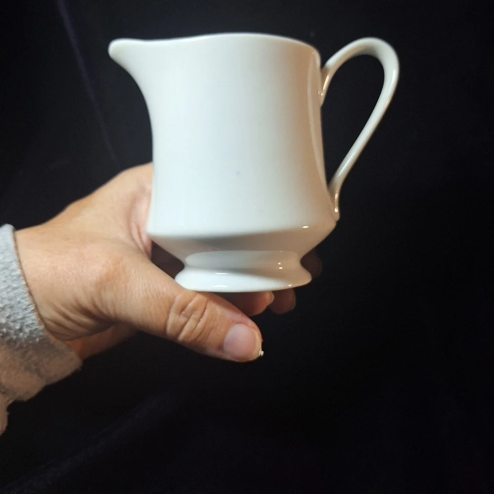 White porcelain creamer